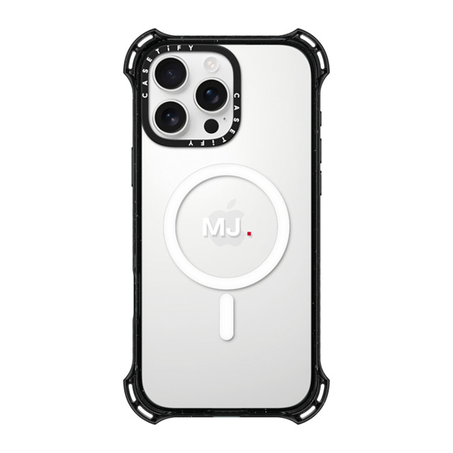 CASETiFY iPhone 16 Pro Max Case Black バウンスケース Custom Case - mj. CASETiFY iPhone 16 Pro Max Case Black バウンスケース Custom Case - mj.