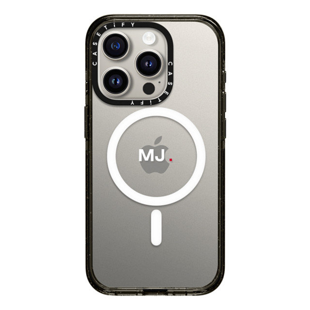 CASETiFY iPhone 15 Pro Case Black Impact Case MagSafe Compatible Custom Case - mj. CASETiFY iPhone 15 Pro Case Black Impact Case MagSafe Compatible Custom Case - mj.
