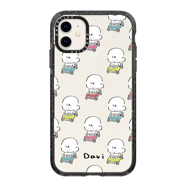 Davi x CASETiFY iPhone 11 ケース Cartoon ブラック インパクトケース COLORFUL CARS Back to School Davi x CASETiFY iPhone 11 ケース Cartoon ブラック インパクトケース COLORFUL CARS Back to School