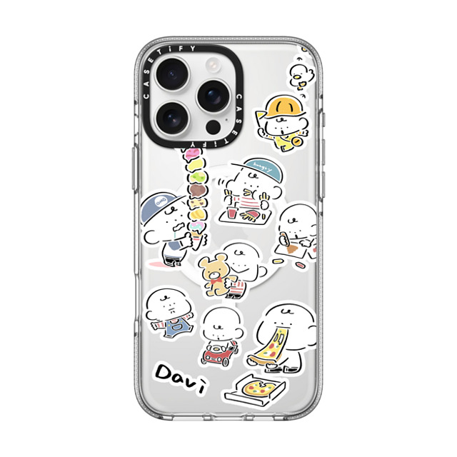 Davi x CASETiFY iPhone 16 Pro Max ケース Cartoon クリア クリア ケース MagSafe対応 CUTE DAVIS Father's Day Davi x CASETiFY iPhone 16 Pro Max ケース Cartoon クリア クリア ケース MagSafe対応 CUTE DAVIS Father's Day