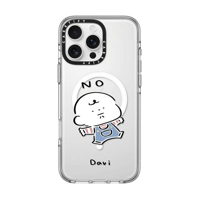 Davi x CASETiFY iPhone 16 Pro Max Case Cartoon Clear Clear Case MagSafe Compatible NO Father's Day Davi x CASETiFY iPhone 16 Pro Max Case Cartoon Clear Clear Case MagSafe Compatible NO Father's Day