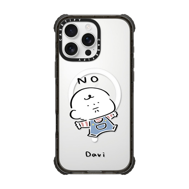 Davi x CASETiFY iPhone 16 Pro Max Case Cartoon Black ウルトラ インパクトケース MagSafe 対応 NO Father's Day Davi x CASETiFY iPhone 16 Pro Max Case Cartoon Black ウルトラ インパクトケース MagSafe 対応 NO Father's Day