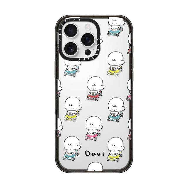 Davi x CASETiFY iPhone 16 Pro Max Case Cartoon ブラック インパクトケース COLORFUL CARS Mother's Day Davi x CASETiFY iPhone 16 Pro Max Case Cartoon ブラック インパクトケース COLORFUL CARS Mother's Day