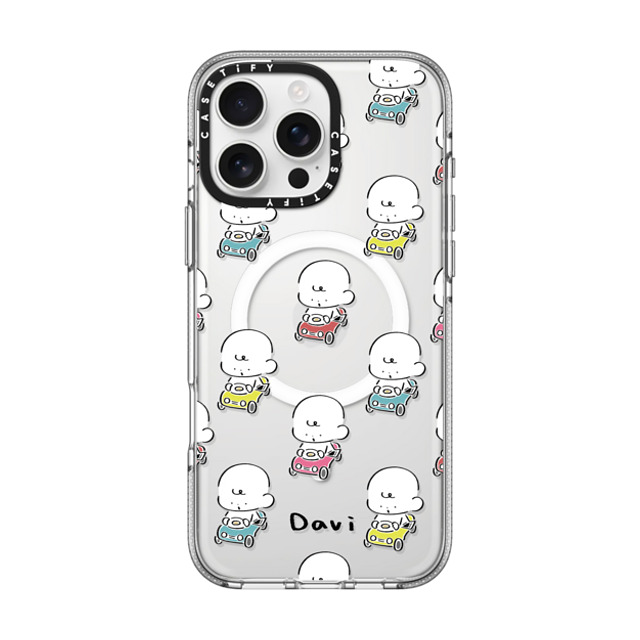Davi x CASETiFY iPhone 16 Pro Max Case Cartoon Clear Clear Case MagSafe Compatible COLORFUL CARS Father's Day Davi x CASETiFY iPhone 16 Pro Max Case Cartoon Clear Clear Case MagSafe Compatible COLORFUL CARS Father's Day