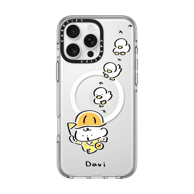 Davi x CASETiFY iPhone 16 Pro Max Case Cartoon Clear Clear Case MagSafe Compatible DUCK DUCK DUCK Father's Day Davi x CASETiFY iPhone 16 Pro Max Case Cartoon Clear Clear Case MagSafe Compatible DUCK DUCK DUCK Father's Day