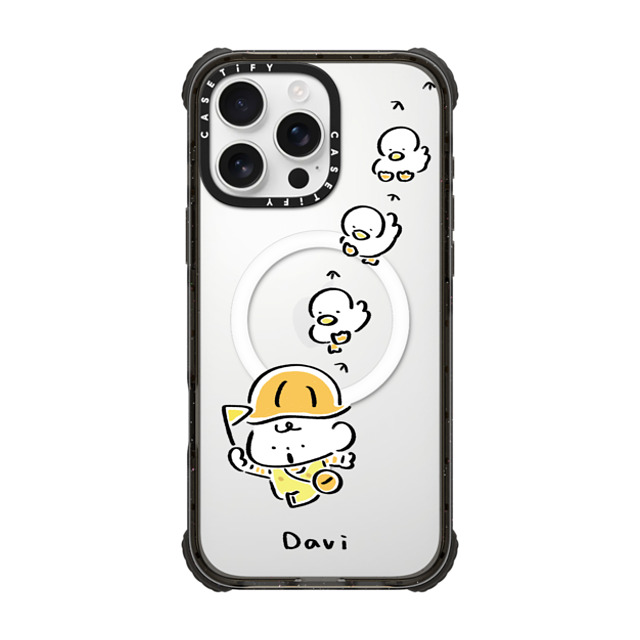 Davi x CASETiFY iPhone 16 Pro Max ケース Cartoon ブラック ウルトラ インパクトケース MagSafe 対応 DUCK DUCK DUCK Father's Day Davi x CASETiFY iPhone 16 Pro Max ケース Cartoon ブラック ウルトラ インパクトケース MagSafe 対応 DUCK DUCK DUCK Father's Day