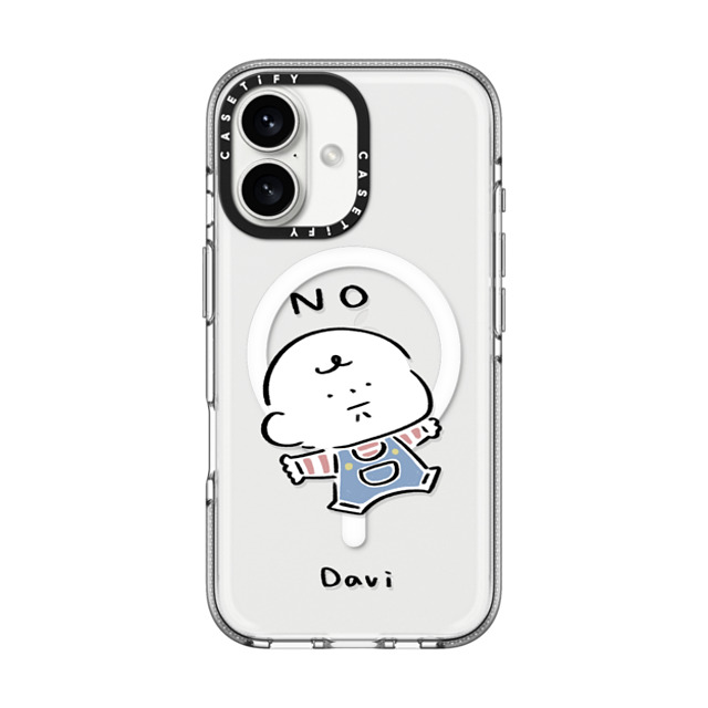 Davi x CASETiFY iPhone 16 ケース Cartoon クリア クリア ケース MagSafe対応 NO Father's Day Davi x CASETiFY iPhone 16 ケース Cartoon クリア クリア ケース MagSafe対応 NO Father's Day
