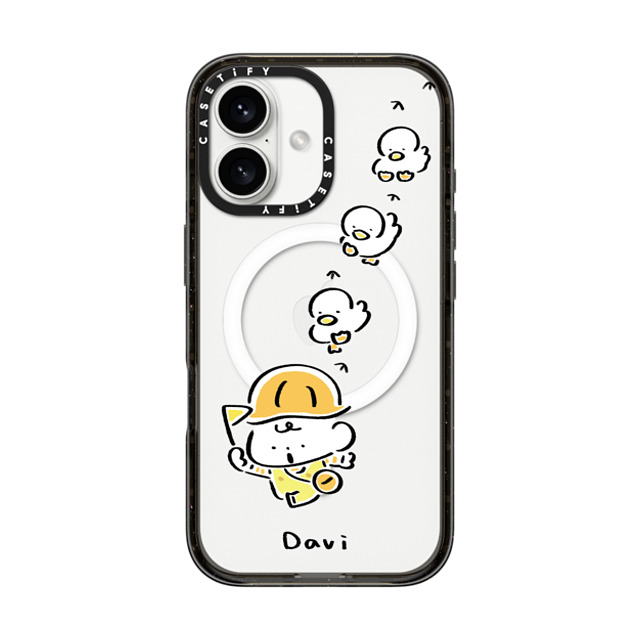 Davi x CASETiFY iPhone 16 Case Cartoon Black Impact Case MagSafe Compatible DUCK DUCK DUCK Father's Day Davi x CASETiFY iPhone 16 Case Cartoon Black Impact Case MagSafe Compatible DUCK DUCK DUCK Father's Day