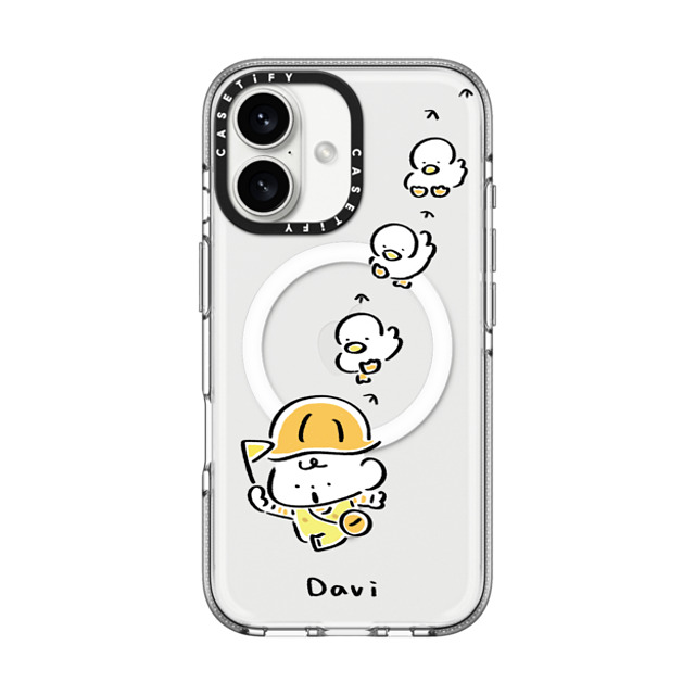 Davi x CASETiFY iPhone 16 ケース Cartoon クリア クリア ケース MagSafe対応 DUCK DUCK DUCK Father's Day Davi x CASETiFY iPhone 16 ケース Cartoon クリア クリア ケース MagSafe対応 DUCK DUCK DUCK Father's Day