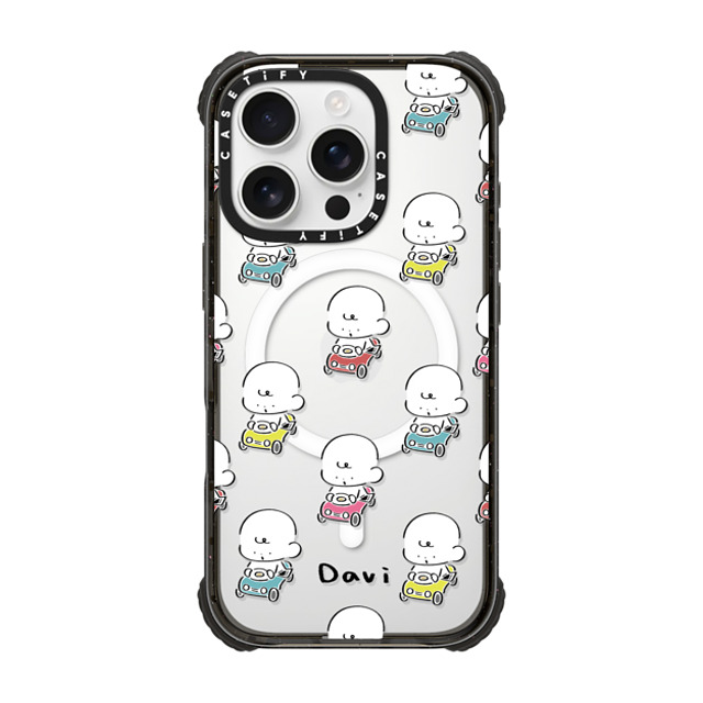 Davi x CASETiFY iPhone 16 Pro Case Black ウルトラ インパクトケース MagSafe 対応 COLORFUL CARS Davi x CASETiFY iPhone 16 Pro Case Black ウルトラ インパクトケース MagSafe 対応 COLORFUL CARS