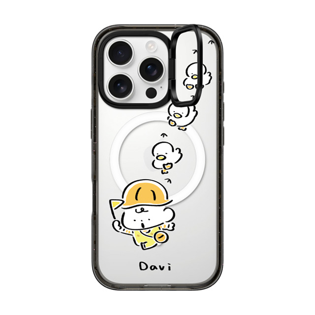 Davi x CASETiFY iPhone 16 Pro Case Cartoon Black インパクトリングスタンドケース MagSafe対応 DUCK DUCK DUCK Father's Day Davi x CASETiFY iPhone 16 Pro Case Cartoon Black インパクトリングスタンドケース MagSafe対応 DUCK DUCK DUCK Father's Day
