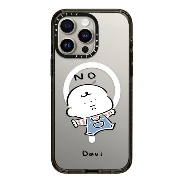 Davi x CASETiFY iPhone 15 Pro Max Case Cartoon Black Impact Case MagSafe Compatible NO Back to School Davi x CASETiFY iPhone 15 Pro Max Case Cartoon Black Impact Case MagSafe Compatible NO Back to School