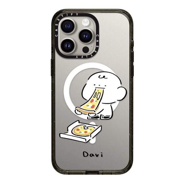 Davi x CASETiFY iPhone 15 Pro Max Case Cartoon Black Impact Case MagSafe Compatible PIZZA!!! Mother's Day Davi x CASETiFY iPhone 15 Pro Max Case Cartoon Black Impact Case MagSafe Compatible PIZZA!!! Mother's Day