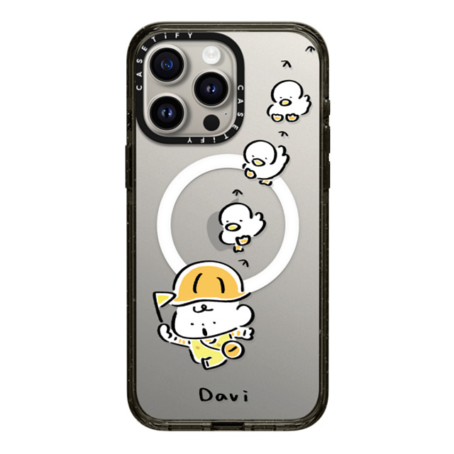 Davi x CASETiFY iPhone 15 Pro Max Case Cartoon Black Impact Case MagSafe Compatible DUCK DUCK DUCK Back to School Davi x CASETiFY iPhone 15 Pro Max Case Cartoon Black Impact Case MagSafe Compatible DUCK DUCK DUCK Back to School