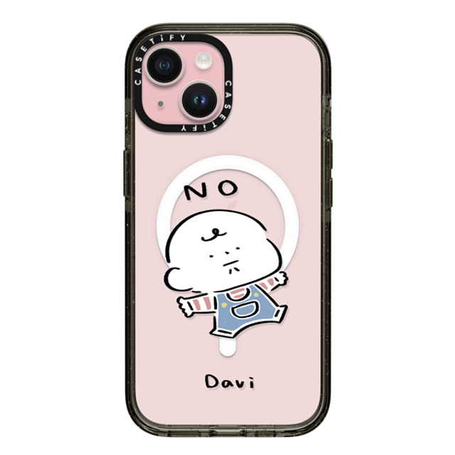 Davi x CASETiFY iPhone 15 ケース Cartoon ブラック インパクトケース MagSafe対応 NO Father's Day Davi x CASETiFY iPhone 15 ケース Cartoon ブラック インパクトケース MagSafe対応 NO Father's Day