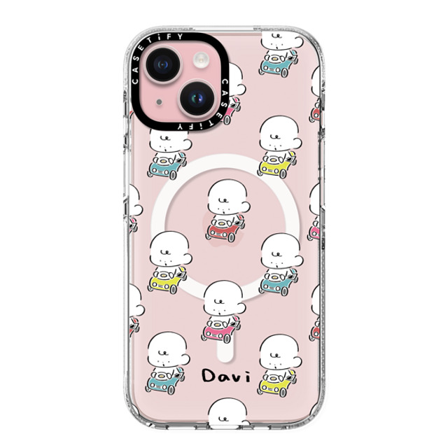 Davi x CASETiFY iPhone 15 ケース Cartoon クリア クリア ケース MagSafe対応 COLORFUL CARS Mother's Day Davi x CASETiFY iPhone 15 ケース Cartoon クリア クリア ケース MagSafe対応 COLORFUL CARS Mother's Day