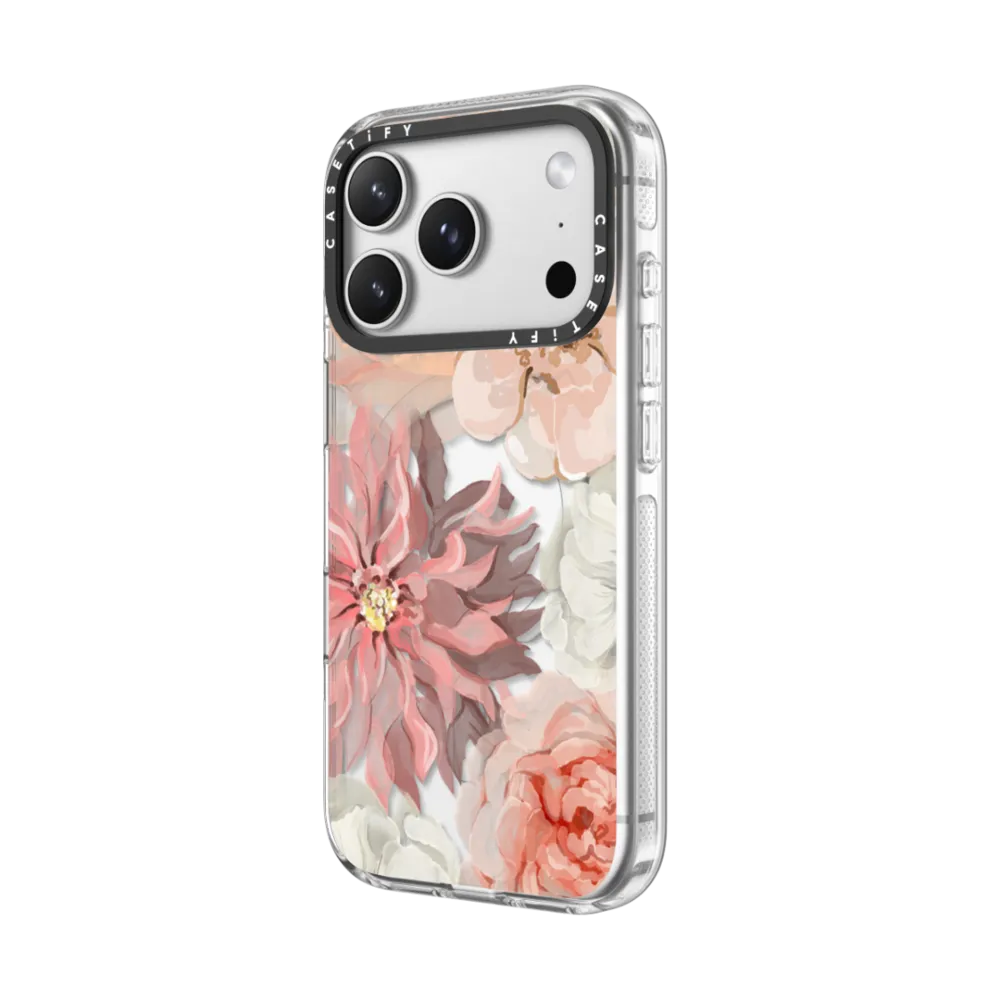 Impact Clear iPhone 17 Pro Max Case MagSafe Compatible - Pretty Blush