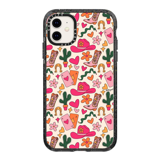 Designed By Blythe x CASETiFY iPhone 11 ケース ブラック インパクトケース Cowgirl Collage by Blythe