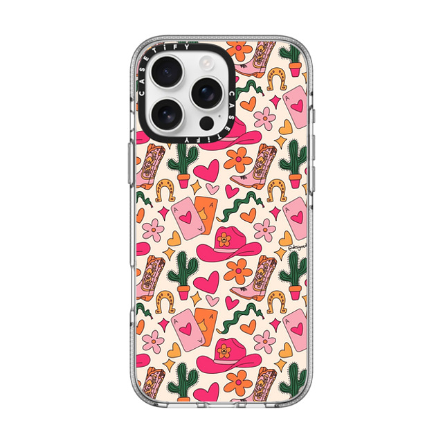 Designed By Blythe x CASETiFY iPhone 16 Pro Max ケース クリア クリア ケース MagSafe対応 Cowgirl Collage by Blythe