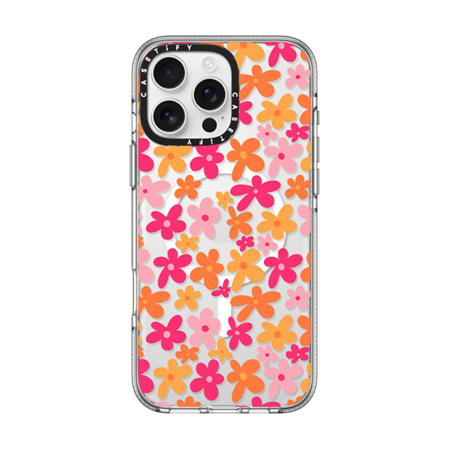 Designed By Blythe x CASETiFY iPhone 16 Pro Max ケース クリア クリア ケース MagSafe対応 Groovy Florals by Blythe