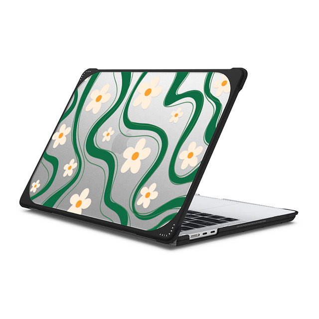 Designed By Blythe x CASETiFY MacBook Air 13-inch (M2 - M4) Floral,Icon Black バウンス ケース Groovy Florals by Blythe Mother's Day Designed By Blythe x CASETiFY MacBook Air 13-inch (M2 - M4) Floral,Icon Black バウンス ケース Groovy Florals by Blythe Mother's Day