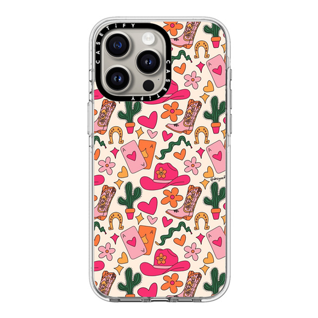 Designed By Blythe x CASETiFY iPhone 15 Pro Max ケース クリア クリア ケース MagSafe対応 Cowgirl Collage by Blythe