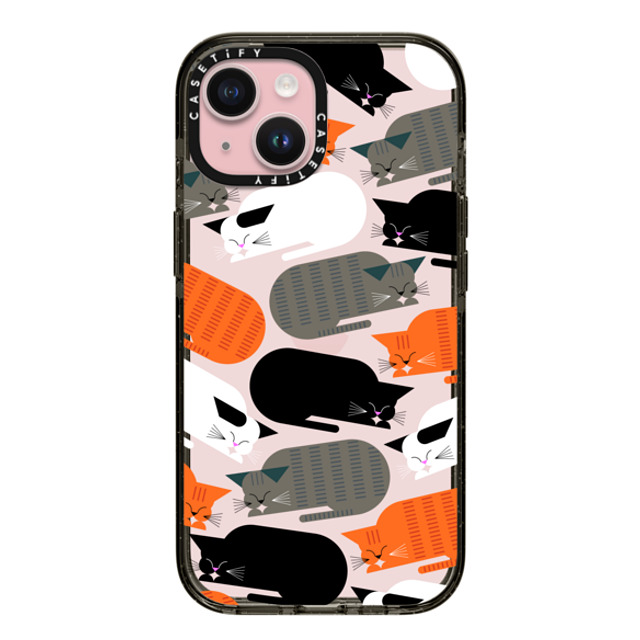 Rex Koo x CASETiFY iPhone 15 Case Cat,Animal ブラック インパクトケース Simple Cat - 14 Mother's Day Rex Koo x CASETiFY iPhone 15 Case Cat,Animal ブラック インパクトケース Simple Cat - 14 Mother's Day
