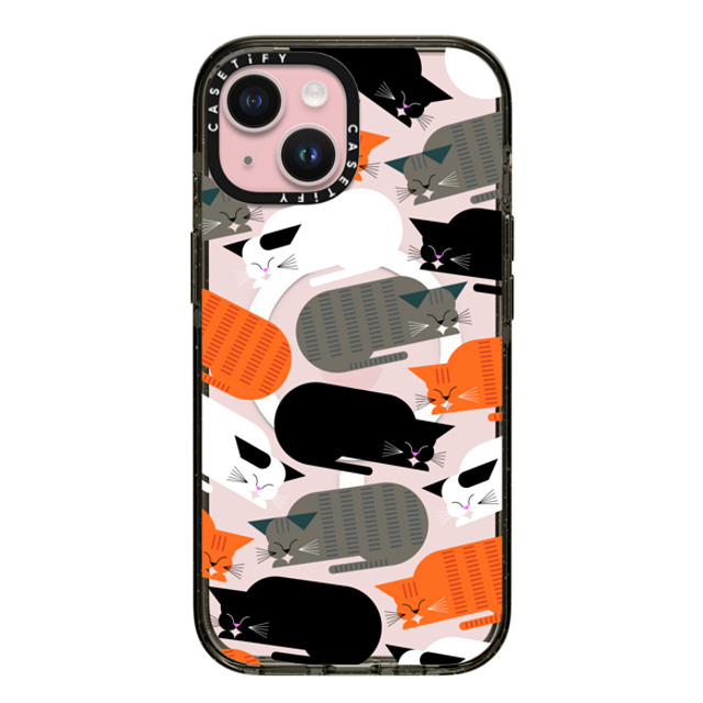 Rex Koo x CASETiFY iPhone 15 Case Cat,Animal ブラック インパクトケース MagSafe対応 Simple Cat - 14 Mother's Day Rex Koo x CASETiFY iPhone 15 Case Cat,Animal ブラック インパクトケース MagSafe対応 Simple Cat - 14 Mother's Day