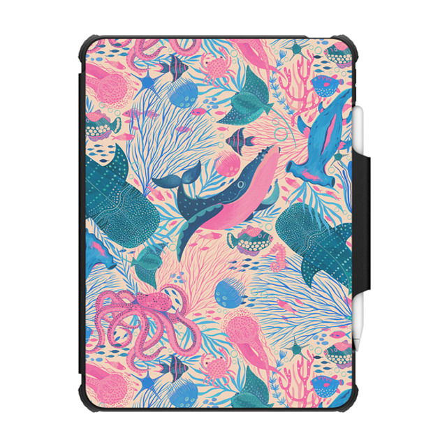 Grace Andersson x CASETiFY iPad Air (第4/5世代) ブラック インパクト フォリオ ケース Under the Sea by Grace Andersson