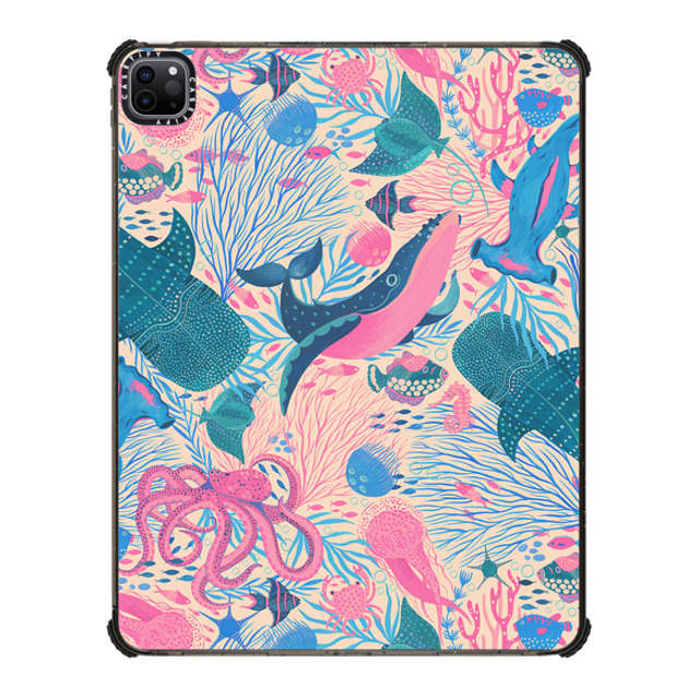 Grace Andersson x CASETiFY iPad Pro 12.9 (第5/6世代) ブラック iPad インパクト ケース Under the Sea by Grace Andersson