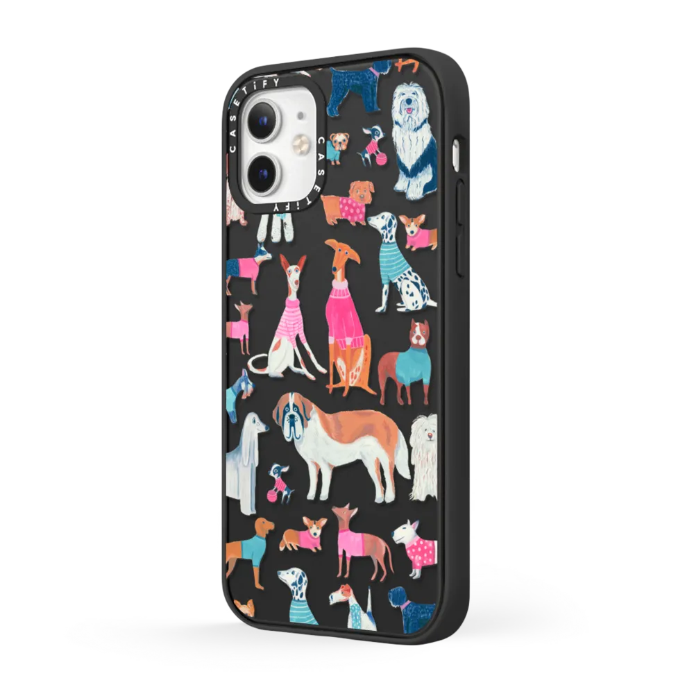 Impact iPhone 12 Case MagSafe Compatible - Dogs by Grace Andersson