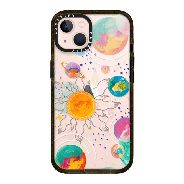 Grace Andersson x CASETiFY iPhone 13 ケース ブラック インパクトケース Intergalactic by Grace Andersson