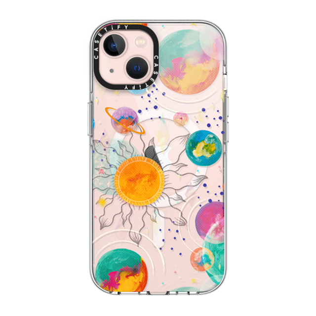 Grace Andersson x CASETiFY iPhone 13 ケース クリア クリア ケース MagSafe対応 Intergalactic by Grace Andersson