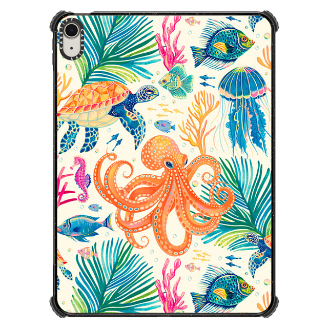 Grace Andersson x CASETiFY iPad Air 11 (M2) ブラック iPad インパクト ケース Under the Sea 2 by Grace Andersson