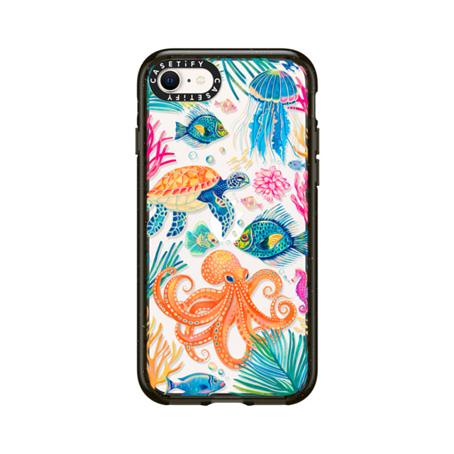 Grace Andersson x CASETiFY iPhone SE (2022) ケース Animal,Nature ブラック インパクトケース Under the Sea 2 by Grace Andersson Father's Day Grace Andersson x CASETiFY iPhone SE (2022) ケース Animal,Nature ブラック インパクトケース Under the Sea 2 by Grace Andersson Father's Day