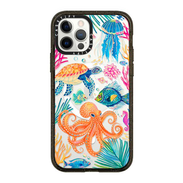 Grace Andersson x CASETiFY iPhone 12 Pro Case Animal,Nature ブラック インパクトケース MagSafe対応 Under the Sea 2 by Grace Andersson Mother's Day Grace Andersson x CASETiFY iPhone 12 Pro Case Animal,Nature ブラック インパクトケース MagSafe対応 Under the Sea 2 by Grace Andersson Mother's Day