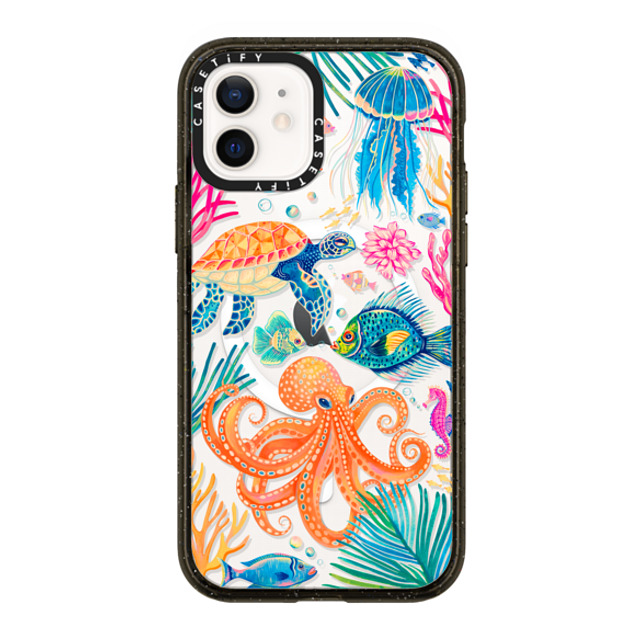 Grace Andersson x CASETiFY iPhone 12 Case Animal,Nature Black Impact Case MagSafe Compatible Under the Sea 2 by Grace Andersson Mother's Day Grace Andersson x CASETiFY iPhone 12 Case Animal,Nature Black Impact Case MagSafe Compatible Under the Sea 2 by Grace Andersson Mother's Day