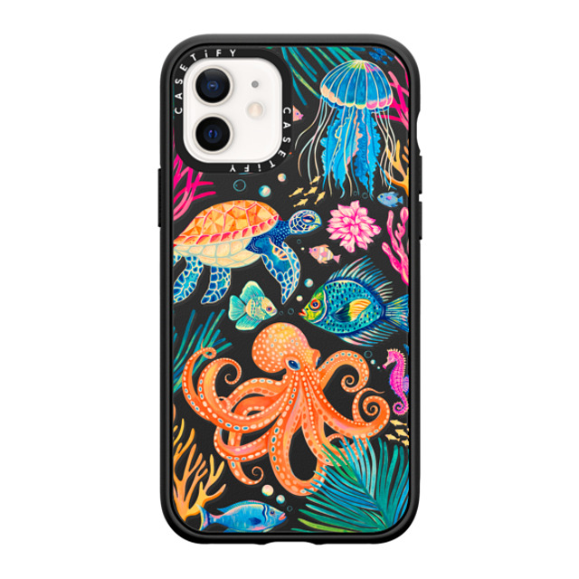 Grace Andersson x CASETiFY iPhone 12 ケース Animal,Nature マットブラック インパクトケース MagSafe対応 Under the Sea 2 by Grace Andersson Father's Day Grace Andersson x CASETiFY iPhone 12 ケース Animal,Nature マットブラック インパクトケース MagSafe対応 Under the Sea 2 by Grace Andersson Father's Day