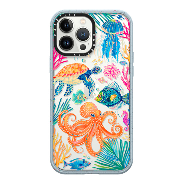 Grace Andersson x CASETiFY iPhone 13 Pro Max ケース Animal,Nature Matte Vapor Blue インパクトケース Under the Sea 2 by Grace Andersson Father's Day Grace Andersson x CASETiFY iPhone 13 Pro Max ケース Animal,Nature Matte Vapor Blue インパクトケース Under the Sea 2 by Grace Andersson Father's Day