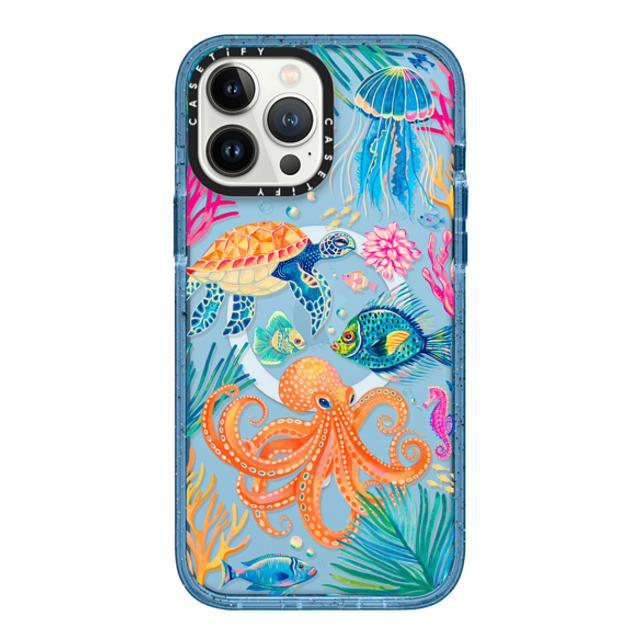 Grace Andersson x CASETiFY iPhone 13 Pro Max Case Animal,Nature ベイビーブルー Impact Case MagSafe Compatible Under the Sea 2 by Grace Andersson Mother's Day Grace Andersson x CASETiFY iPhone 13 Pro Max Case Animal,Nature ベイビーブルー Impact Case MagSafe Compatible Under the Sea 2 by Grace Andersson Mother's Day