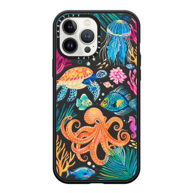 Grace Andersson x CASETiFY iPhone 13 Pro Max Case Animal,Nature Matte Black Impact Case Under the Sea 2 by Grace Andersson Father's Day Grace Andersson x CASETiFY iPhone 13 Pro Max Case Animal,Nature Matte Black Impact Case Under the Sea 2 by Grace Andersson Father's Day