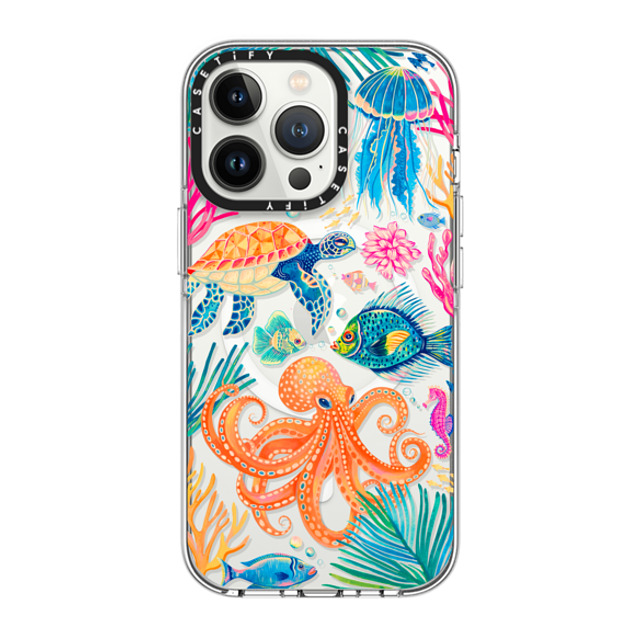 Grace Andersson x CASETiFY iPhone 13 Pro ケース Animal,Nature クリア クリア ケース MagSafe対応 Under the Sea 2 by Grace Andersson Father's Day Grace Andersson x CASETiFY iPhone 13 Pro ケース Animal,Nature クリア クリア ケース MagSafe対応 Under the Sea 2 by Grace Andersson Father's Day