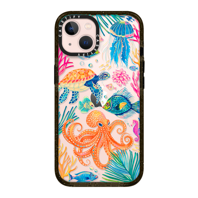 Grace Andersson x CASETiFY iPhone 13 ケース ブラック インパクトケース Under the Sea 2 by Grace Andersson