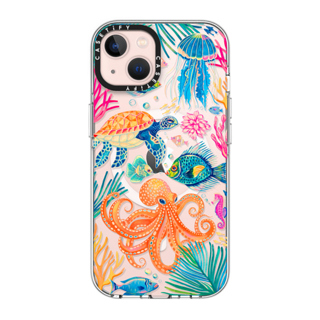 Grace Andersson x CASETiFY iPhone 13 ケース クリア クリア ケース MagSafe対応 Under the Sea 2 by Grace Andersson