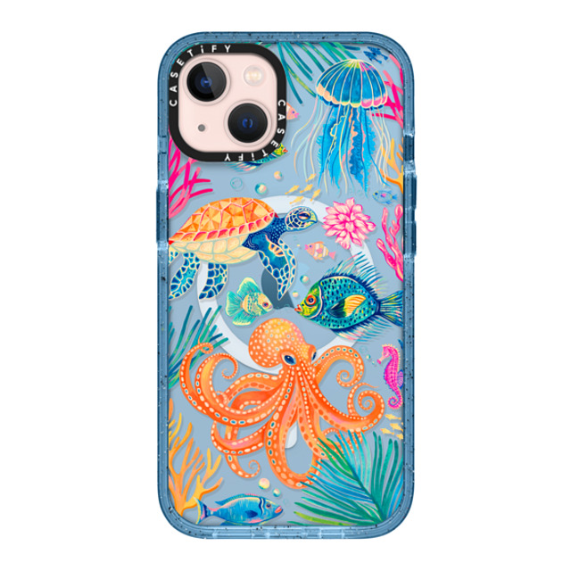Grace Andersson x CASETiFY iPhone 13 Case Animal,Nature ベイビーブルー Impact Case MagSafe Compatible Under the Sea 2 by Grace Andersson Mother's Day Grace Andersson x CASETiFY iPhone 13 Case Animal,Nature ベイビーブルー Impact Case MagSafe Compatible Under the Sea 2 by Grace Andersson Mother's Day