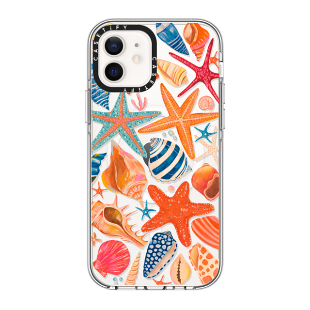 Grace Andersson x CASETiFY iPhone 12 ケース Animal,Nature クリア クリア ケース MagSafe対応 Sea Shells by Grace Andersson Father's Day Grace Andersson x CASETiFY iPhone 12 ケース Animal,Nature クリア クリア ケース MagSafe対応 Sea Shells by Grace Andersson Father's Day