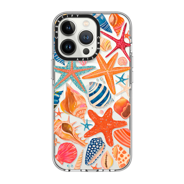 Grace Andersson x CASETiFY iPhone 13 Pro Case Animal,Nature クリア クリア ケース MagSafe対応 Sea Shells by Grace Andersson Father's Day Grace Andersson x CASETiFY iPhone 13 Pro Case Animal,Nature クリア クリア ケース MagSafe対応 Sea Shells by Grace Andersson Father's Day