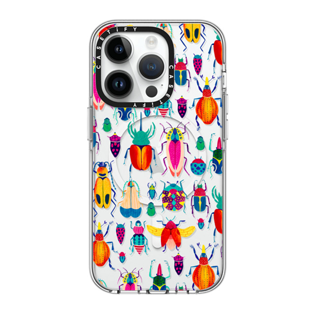 Grace Andersson x CASETiFY iPhone 14 Pro ケース クリア クリア ケース MagSafe対応 Bugs by Grace Andersson