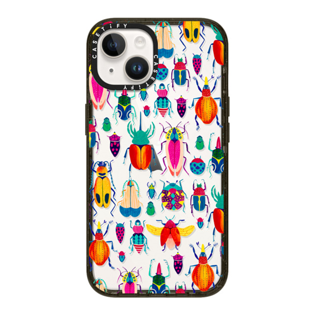 Grace Andersson x CASETiFY iPhone 14 ケース ブラック インパクトケース Bugs by Grace Andersson