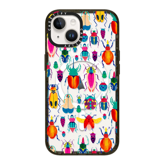 Grace Andersson x CASETiFY iPhone 14 ケース ブラック インパクトケース MagSafe対応 Bugs by Grace Andersson